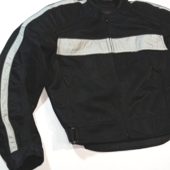 Firstgear Premium Padded Mesh Motorcycle Venom Mesh Reflective Riding Jacket - Picture 13 of 13